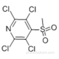 2,3,5,6-tetracloro-4-piridil sulfona de metilo CAS 13108-52-6